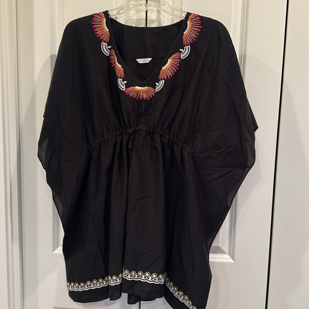 TRINA TURK V-Neck Swim Tunic - Size Small